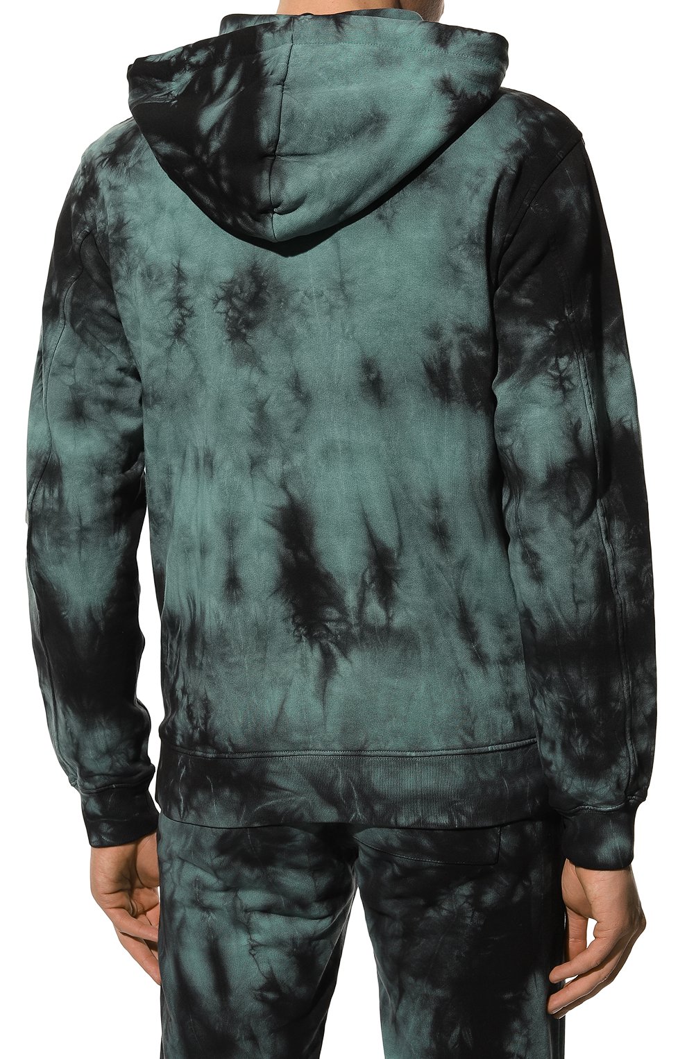 Хлопковое худи DRIES VAN NOTEN бирюзового цвета по цене 44900 руб., арт. 222-021121-5612, фото 4 Хлопковое худи DRIES VAN NOTEN, арт. 222-021121-5612, фото 4