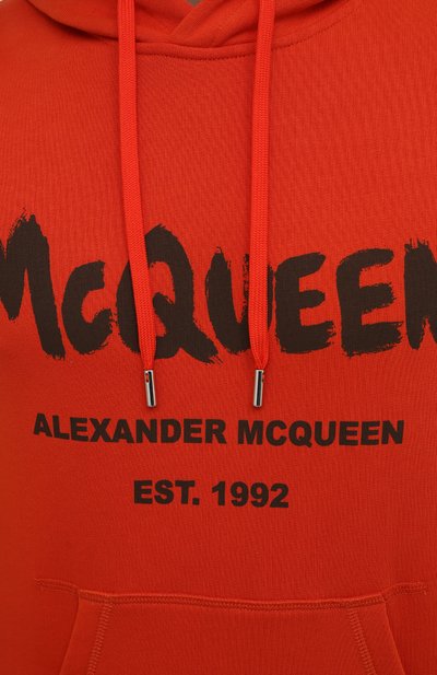Хлопковое худи ALEXANDER MCQUEEN, арт. 665401/QRZ71, фото 5
