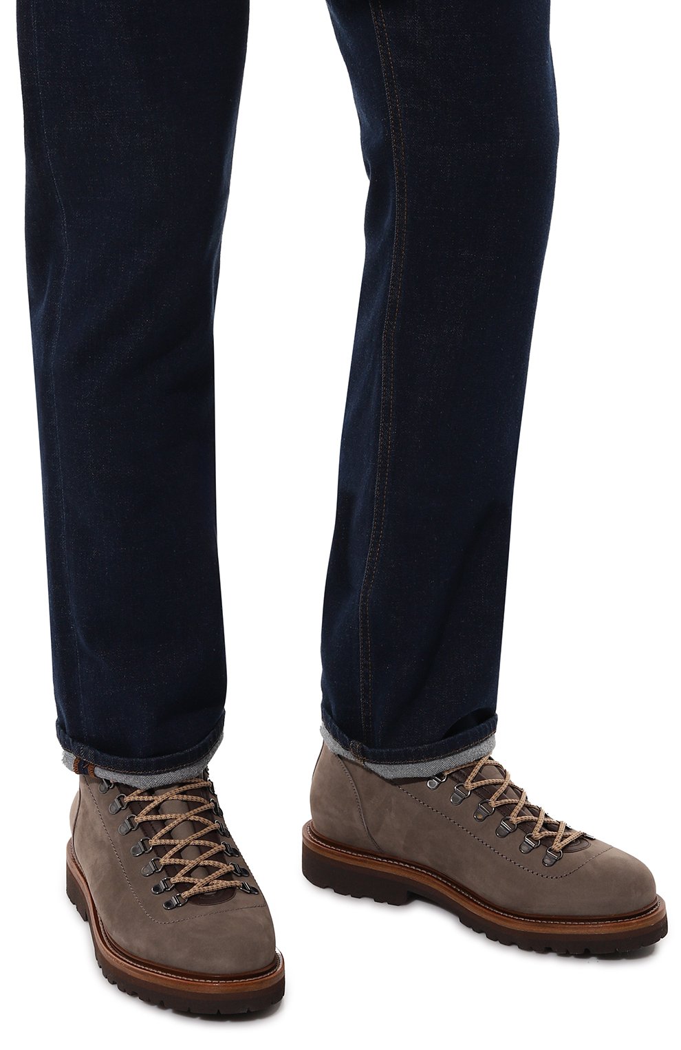 Замшевые ботинки mountain BRUNELLO CUCINELLI, арт. MZUDEMS890, фото 3