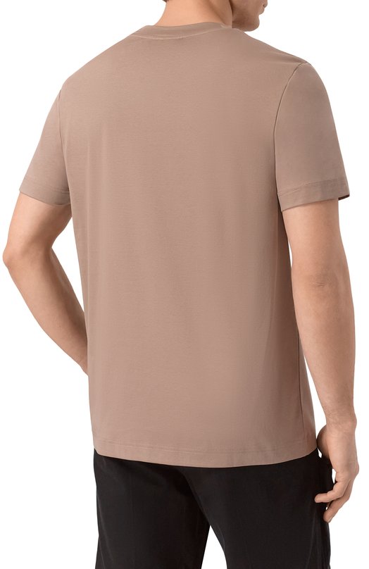 Хлопковая футболка Bogner 58199178 Бежевый  58199178 Фото 4