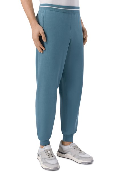 Джоггеры из хлопка и шелка MVST, арт. M26.CSM.K421/M0142-C0TT0N/SILK, фото 3