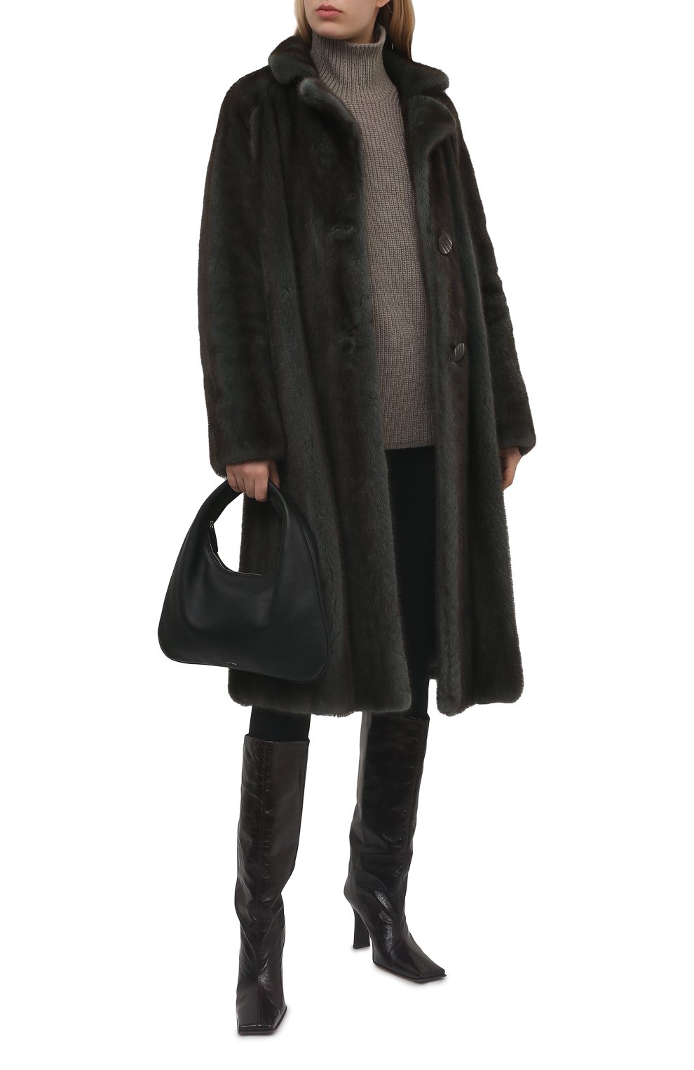 Шуба из меха норки COLOR TEMPERATURE, арт. fw18ct46, фото 2