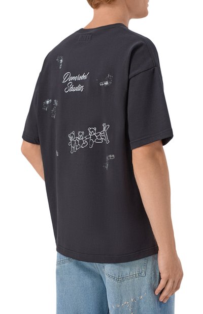 Хлопковая футболка DOMREBEL, арт. M G00D BEAR/T-SHIRT, фото 4