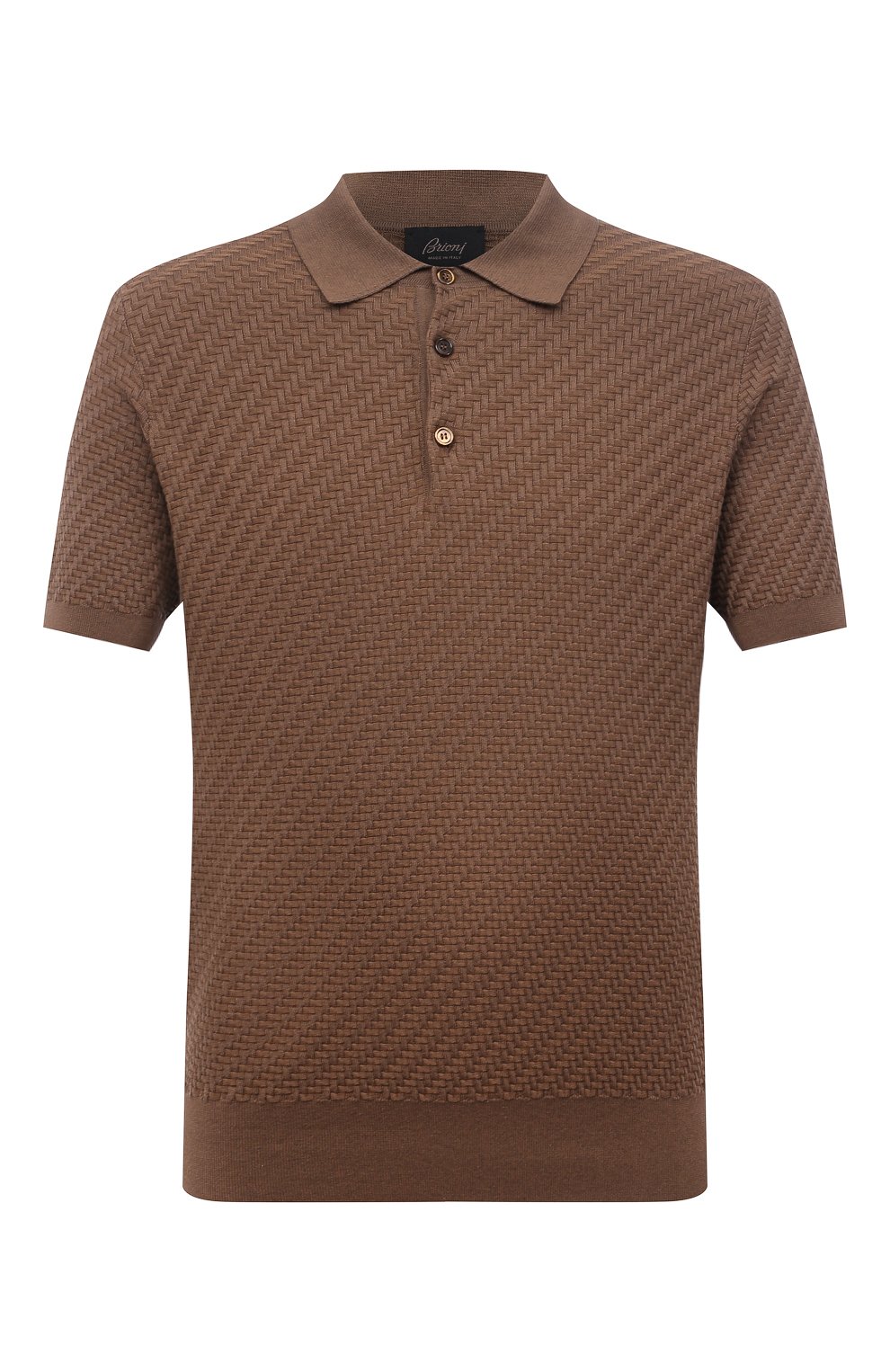 Поло из хлопка и шелка BRIONI, арт. UMR200/P1K02, фото 1