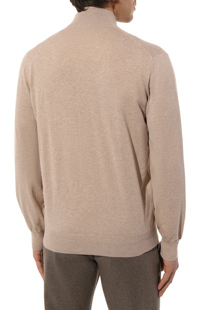 Хлопковый кардиган BRUNELLO CUCINELLI бежевого цвета по цене 115000 руб., арт. M2900106, фото 4 Хлопковый кардиган BRUNELLO CUCINELLI, арт. M2900106, фото 4