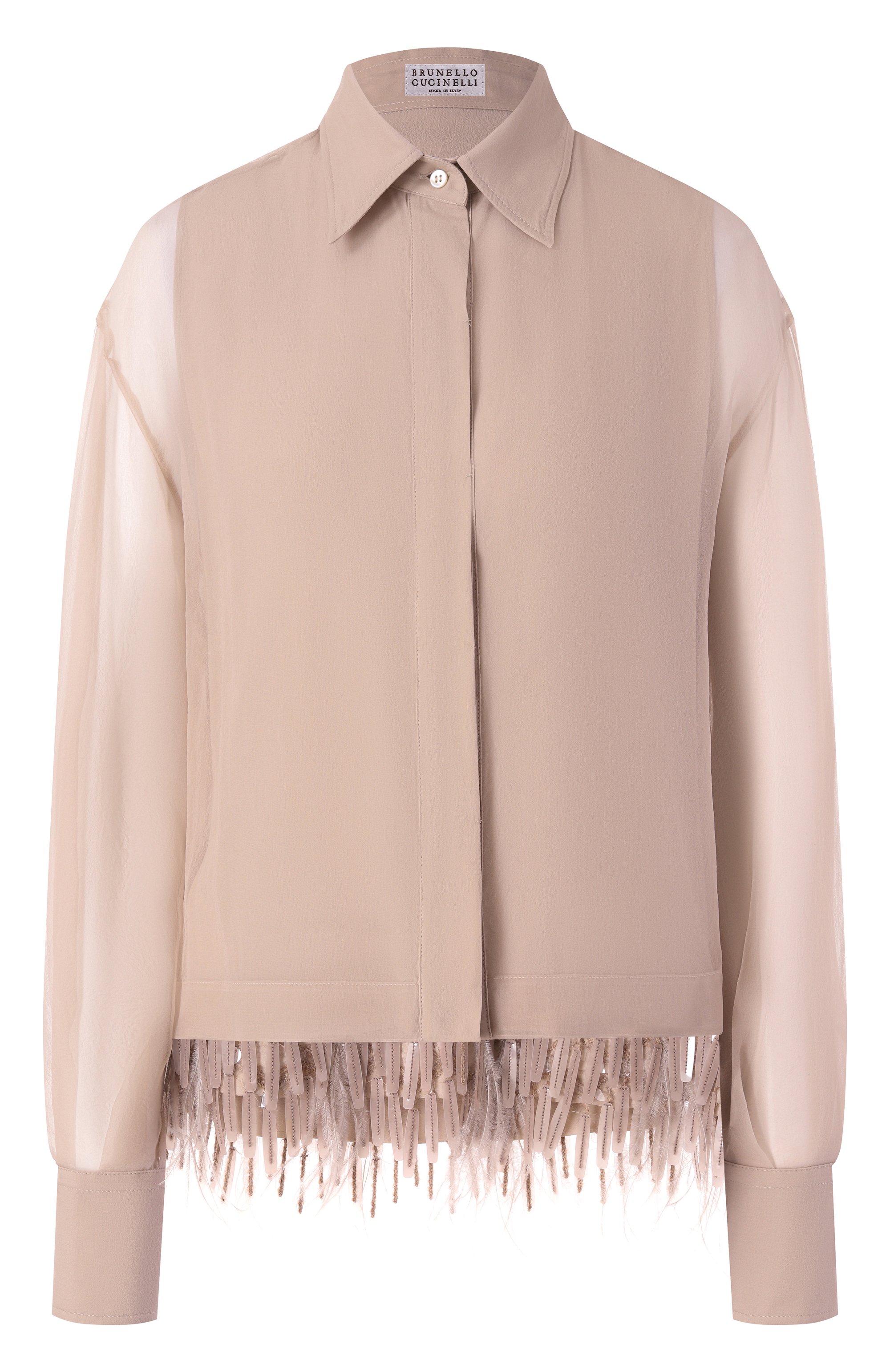 Шелковая блузка BRUNELLO CUCINELLI, арт. MF940RA116, фото 1