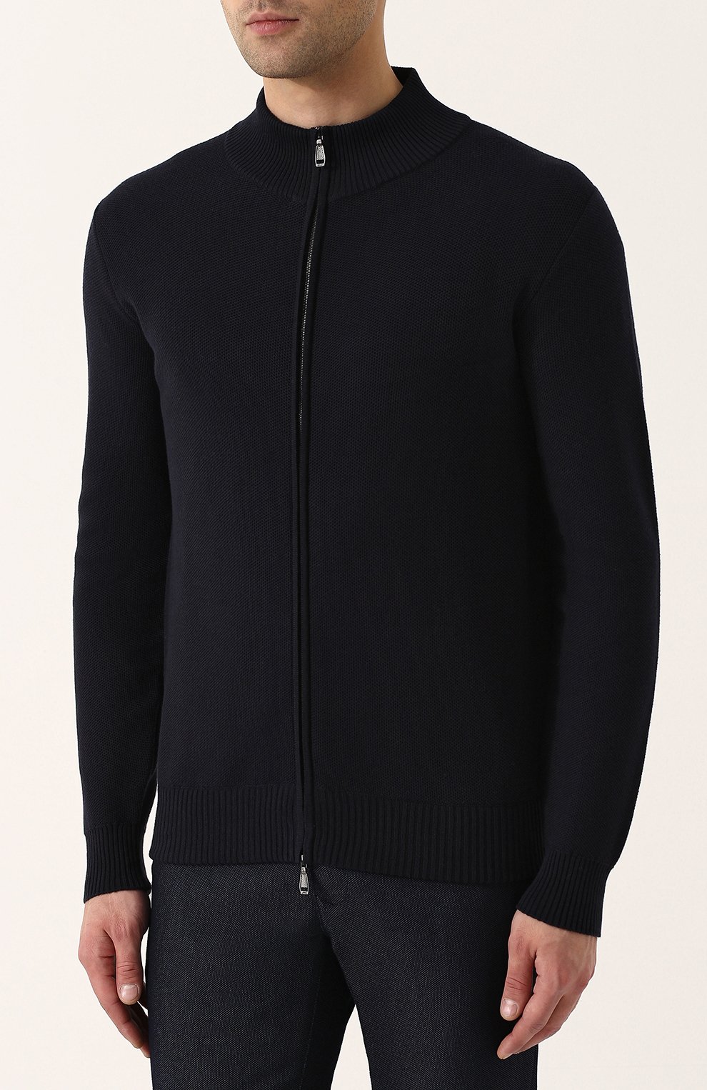Кардиган на молнии из смеси хлопка и кашемира BRIONI, арт. UMT20L/P7K26, фото 3