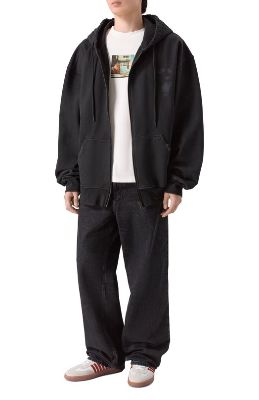 Кожаные кеды Boxer Dsquared2 SNM0475/18907438 Белый  SNM0475/18907438 Фото 2