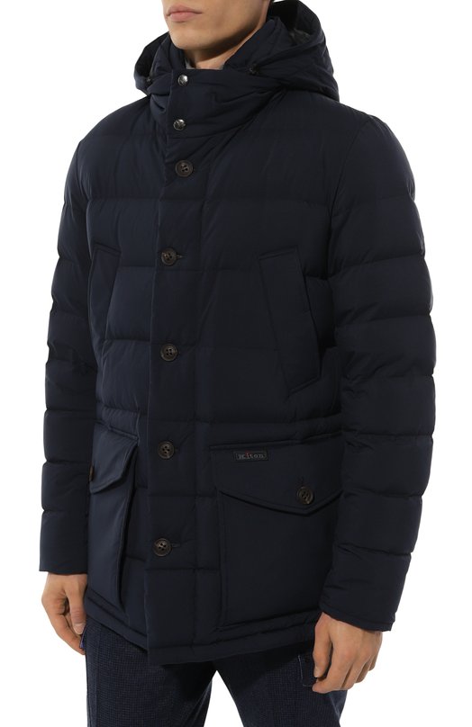 Пуховик Kiton UW1961V0457F02 Синий  UW1961V0457F02 Фото 3