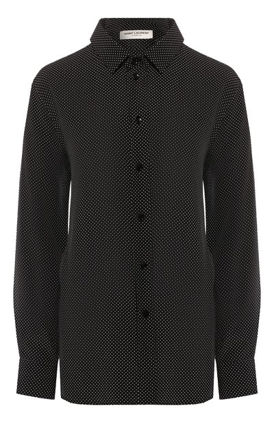 Женская шелковая рубашка SAINT LAURENT, арт. 395733/Y301W