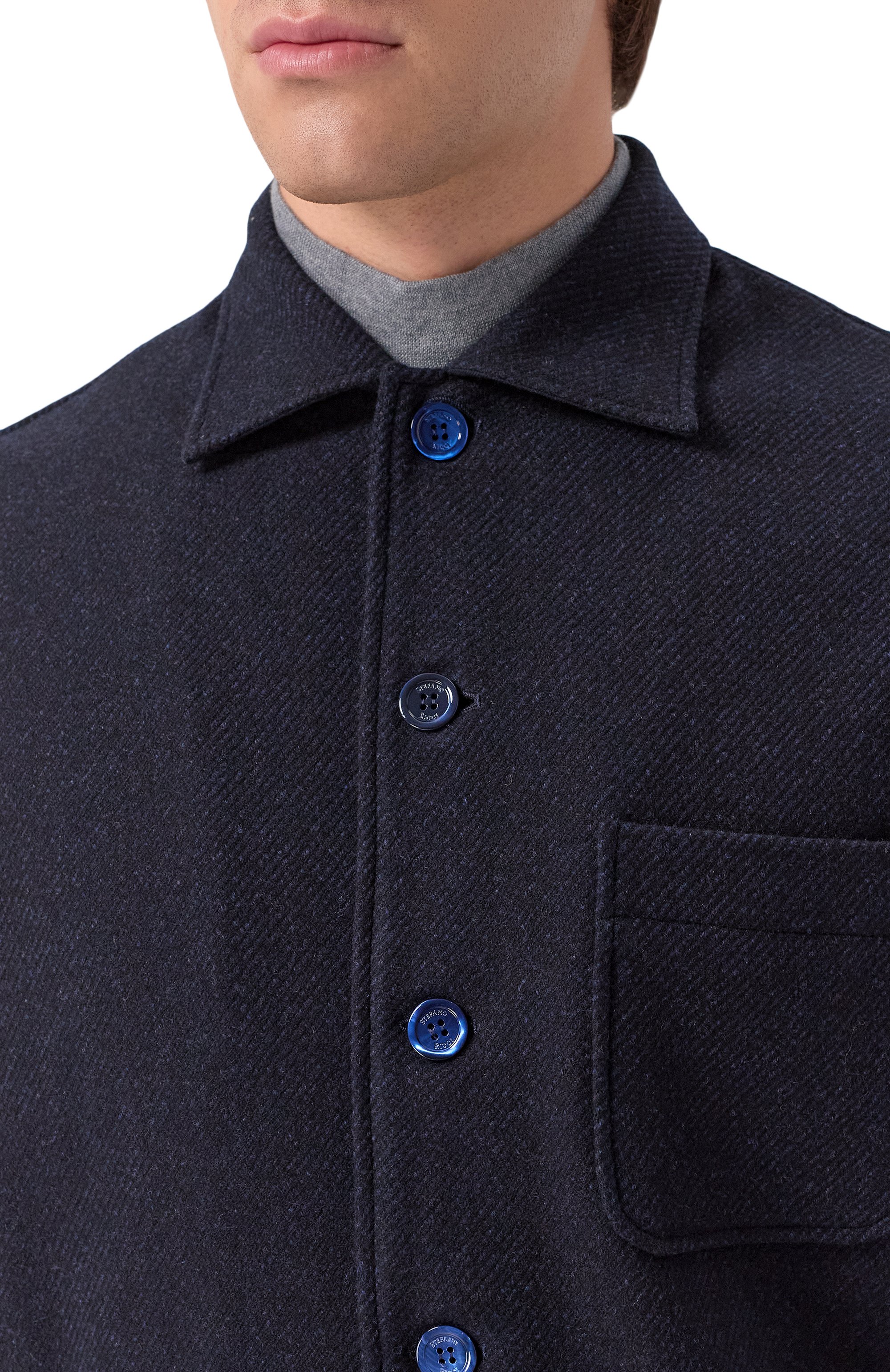 Куртка-рубашка из шерсти и кашемира STEFANO RICCI, арт. SP007986/WC005R, фото 5