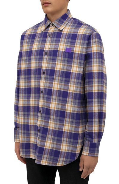 Хлопковая рубашка ACNE STUDIOS, арт. CB0031/M, фото 3