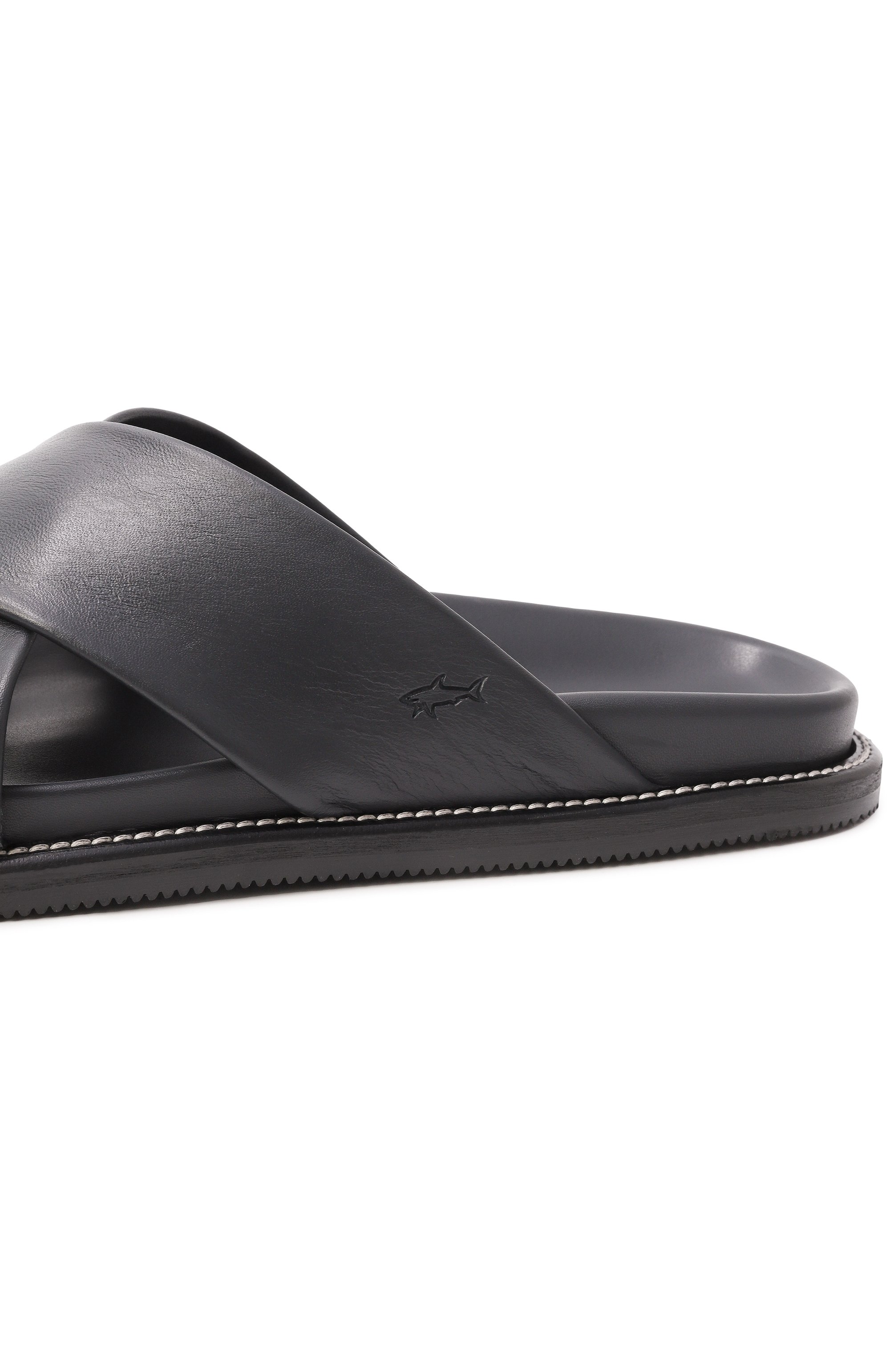 Кожаные шлепанцы PAUL&SHARK, арт. 25418010, фото 7