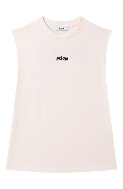 Хлопковая майка MSGM KIDS, арт. S5MSJBTH007