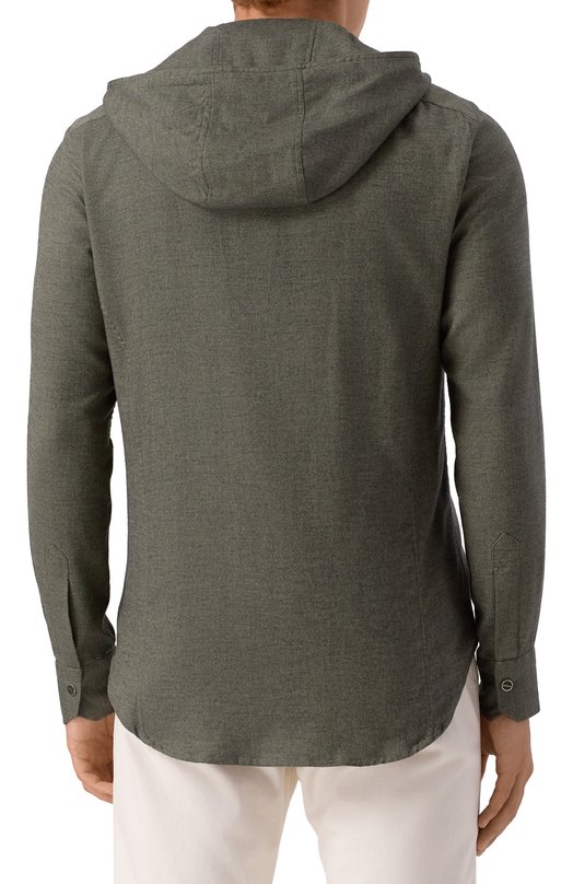 Рубашка Kiton UMCMARH0944007 Хаки  UMCMARH0944007 Фото 4