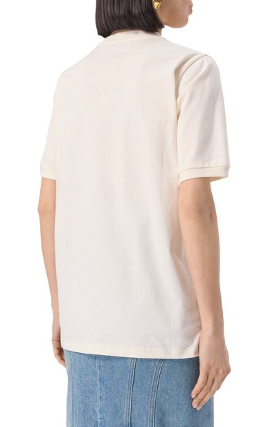 Хлопковая футболка NINA RICCI, арт. 25PJT0027/C01094, фото 4