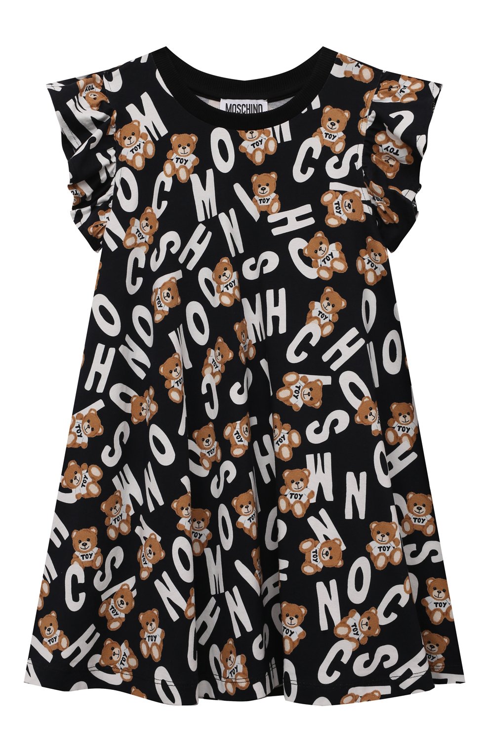 Хлопковое платье MOSCHINO, арт. HDV0CY/LBBB8/4-8, фото 1