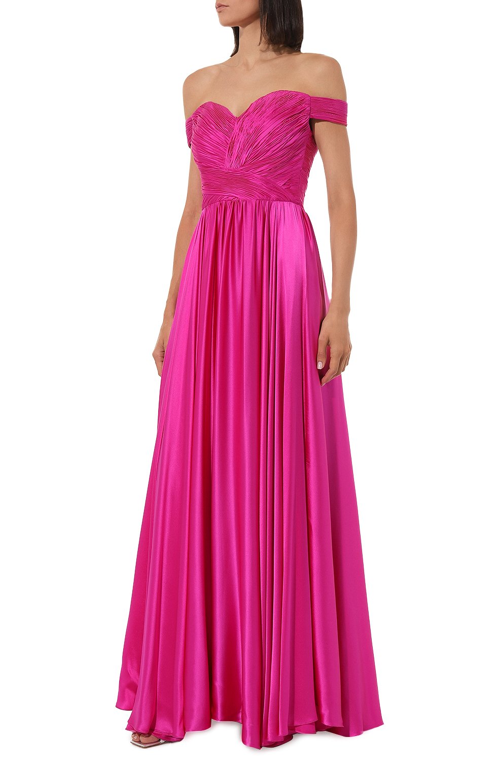 Атласное платье SPERANZA COUTURE розового цвета по цене 310000 руб., арт. SC024, фото 3 Атласное платье SPERANZA COUTURE, арт. SC024, фото 3