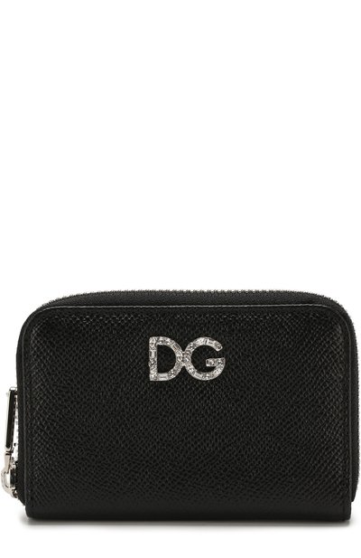 Кожаный кошелек на молнии с тиснением dauphine DOLCE & GABBANA, арт. BI0460/AU771, фото 1