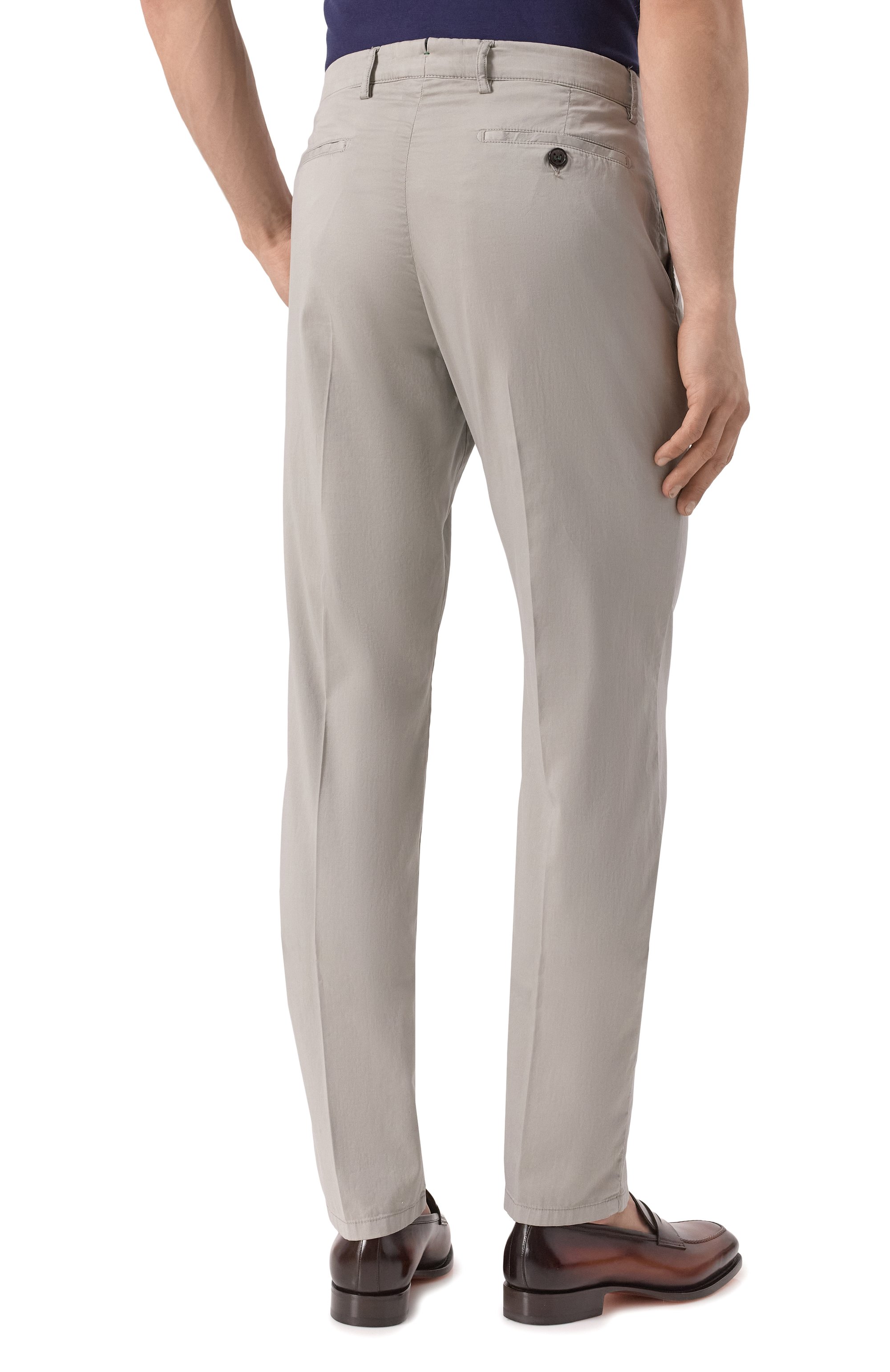 Брюки из хлопка и шелка BERWICH, арт. VULCAN0195 GD/DV0955X, фото 4