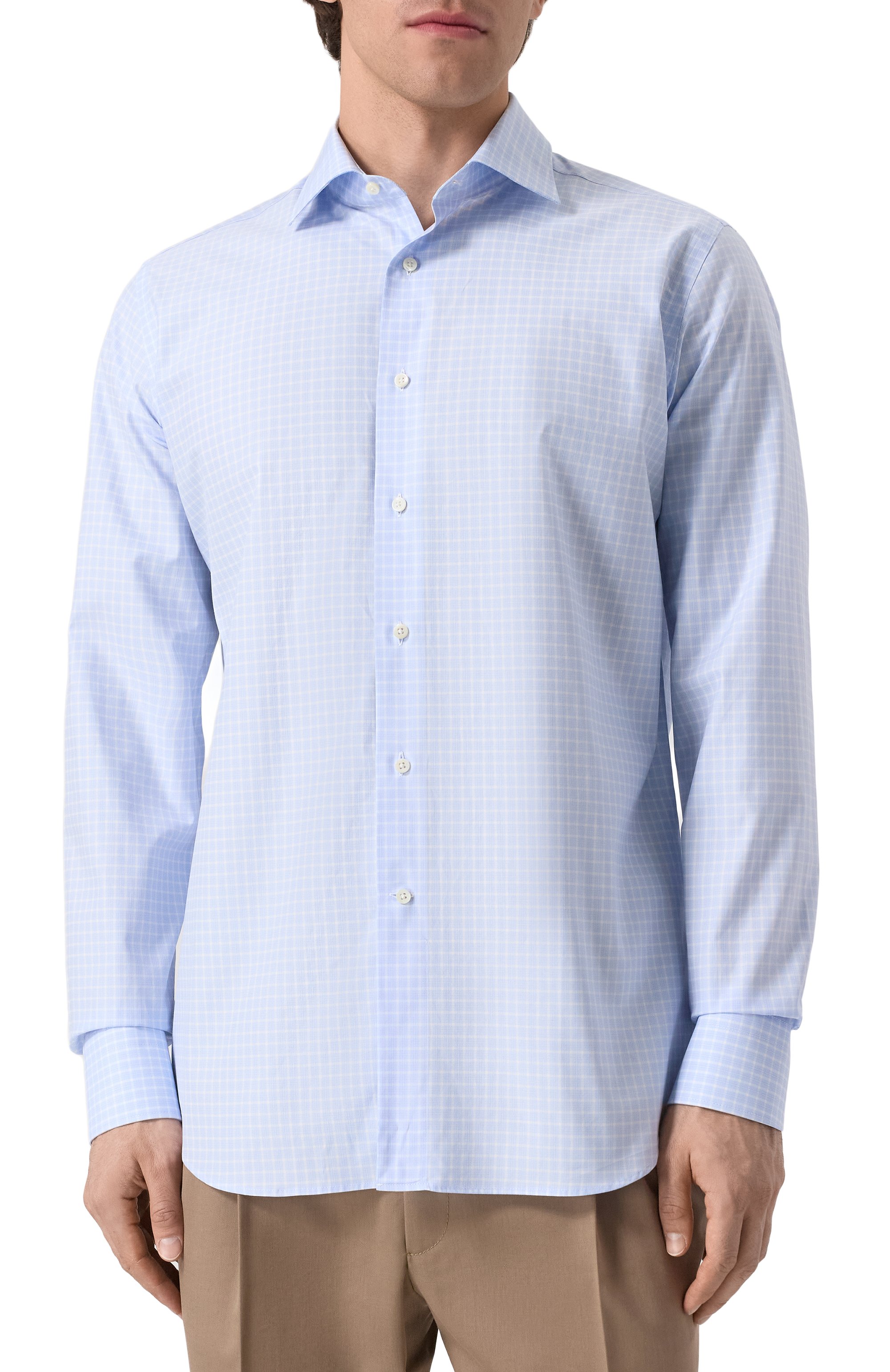 Хлопковая рубашка CANALI, арт. NCL7098/GR03304, фото 3