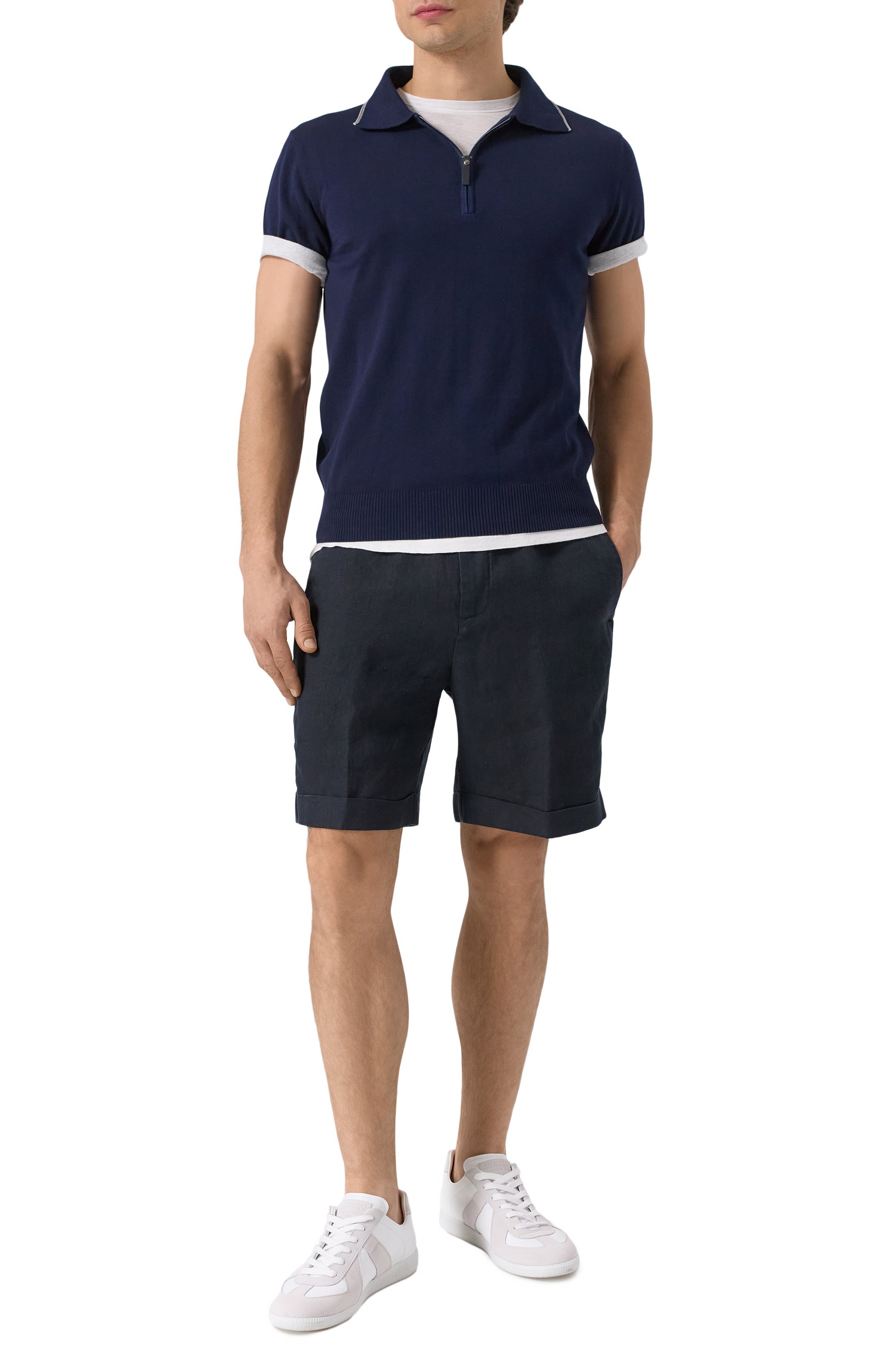 Хлопковое поло CANALI, арт. C1052/MK02261, фото 2