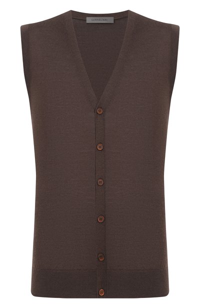 Мужской жилет из кашемира и шелка CORNELIANI, арт. 28M536/2A25129