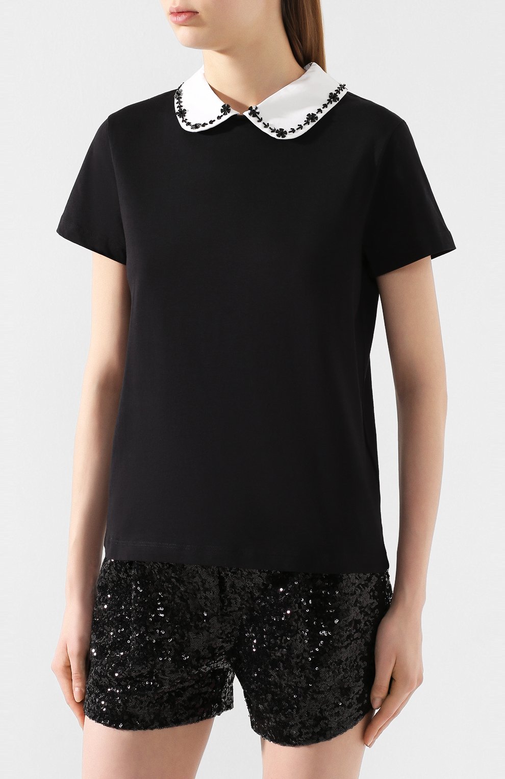 Хлопковая футболка REDVALENTINO, арт. TR3MG05I/4WQ, фото 3