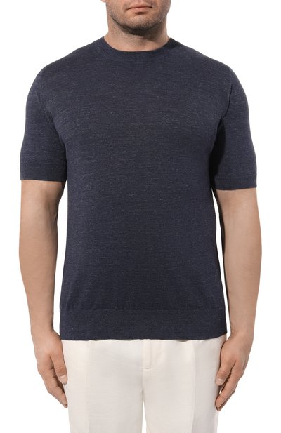 Джемпер изо льна и хлопка BRUNELLO CUCINELLI, арт. M2L00310, фото 3