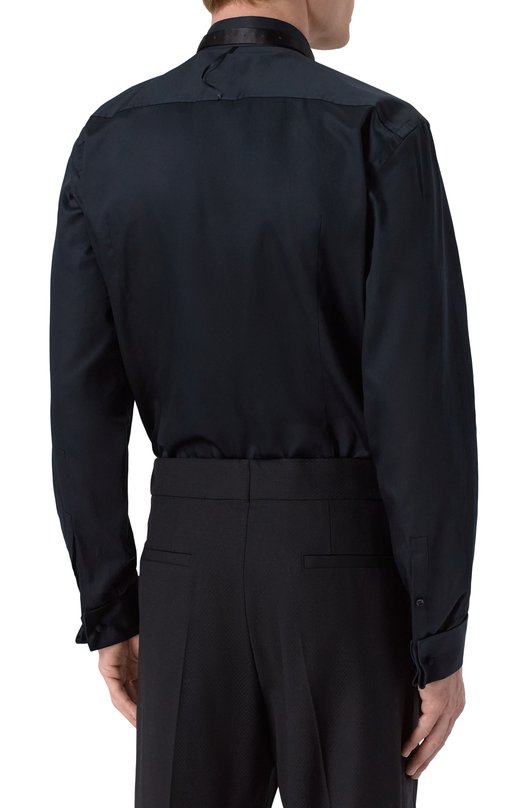 Хлопковая сорочка BOSS 50550662 Чёрный  50550662 Фото 4