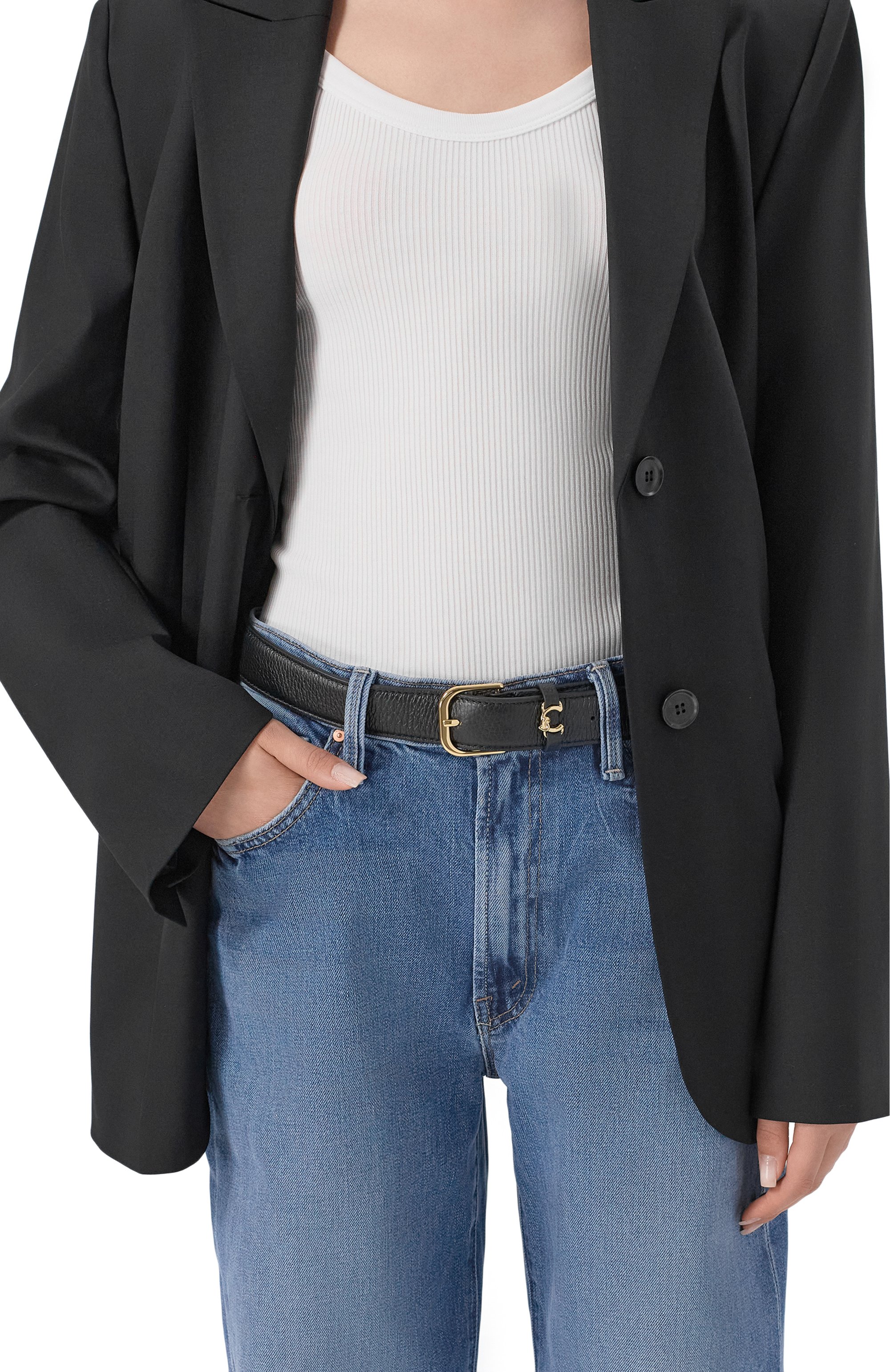 Кожаный ремень COCCINELLE, арт. E3 T0S 11 06 01, фото 2