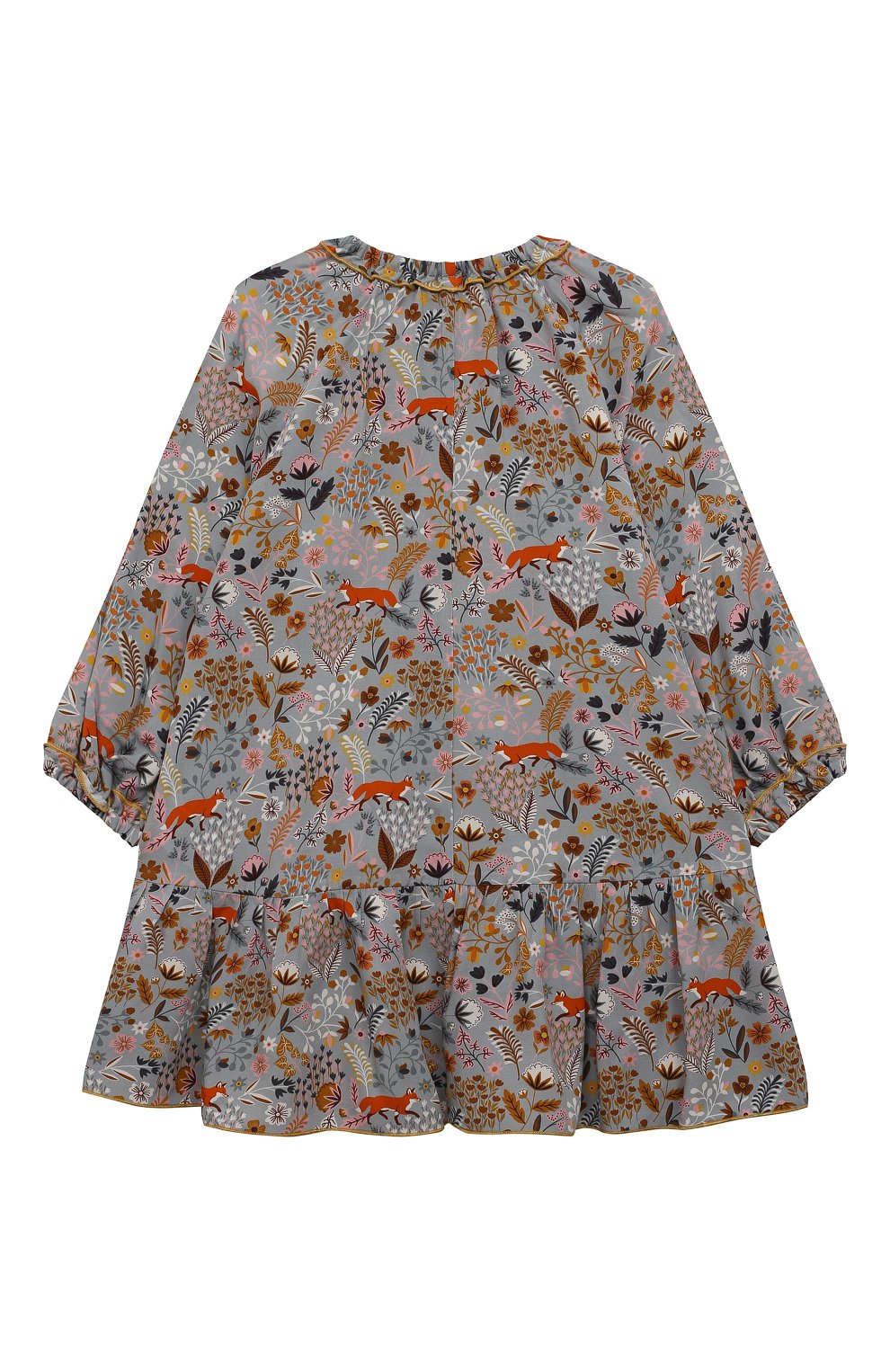 Платье из вискозы IL GUFO разноцветного цвета по цене 16400 руб., арт. A22VL491R4003/2A-4A, фото 2 Платье из вискозы IL GUFO, арт. A22VL491R4003/2A-4A, фото 2