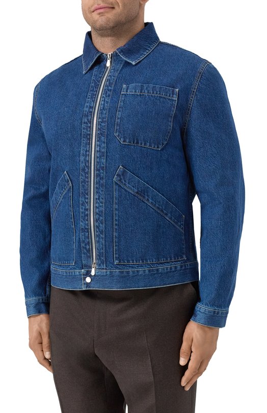 Джинсовая куртка Brunello Cucinelli M241P6912 Синий  M241P6912 Фото 3