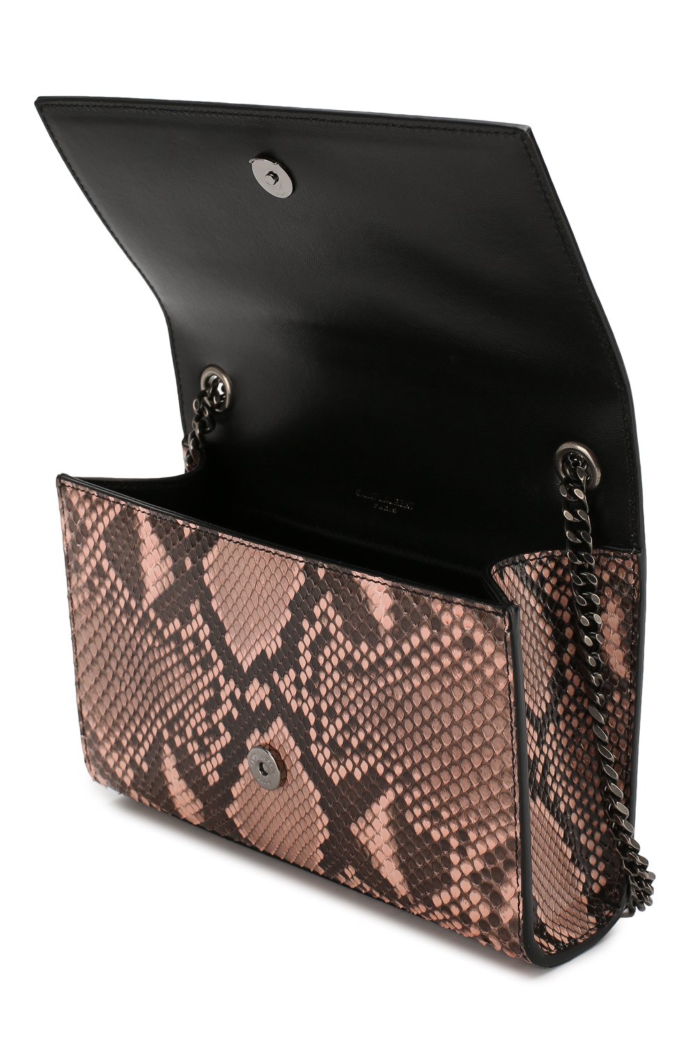 Сумка monogram kate из кожи питона SAINT LAURENT бежевого цвета по цене 340500 руб., арт. 469390/LT9HD/PRET, фото 4 Сумка monogram kate из кожи питона SAINT LAURENT, арт. 469390/LT9HD/PRET, фото 4