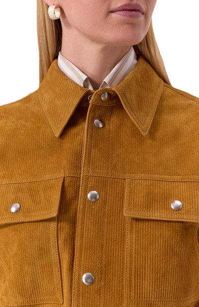 Замшевое платье BOTTEGA VENETA, арт. 813139/V4HV0, фото 5