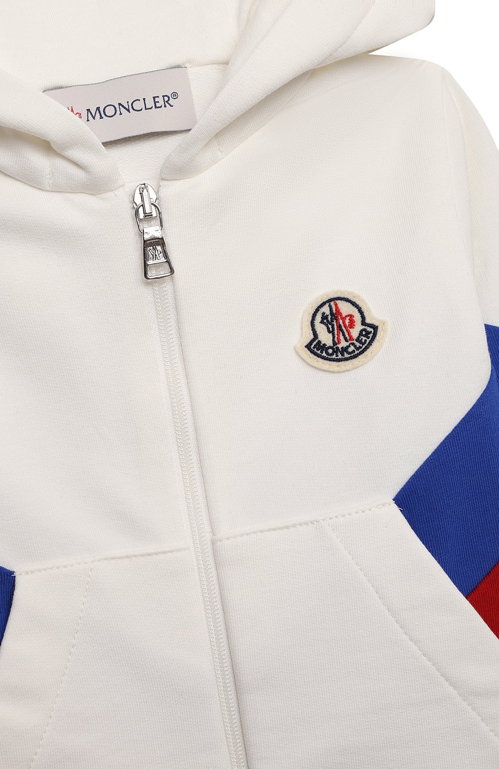 Комплект из толстовки и брюк MONCLER кремового цвета по цене 33650 руб., арт. H1-951-8M000-01-809AC, фото 6 Комплект из толстовки и брюк MONCLER, арт. H1-951-8M000-01-809AC, фото 6