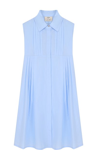 Хлопковое платье-рубашка с защипами CAF, арт. 409-P0/9A-11A, фото 1