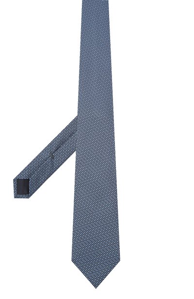 Шелковый галстук VAN LAACK темно-синего цвета по цене 12950 руб., арт. LER0Y/K04148, фото 2 Шелковый галстук VAN LAACK, арт. LER0Y/K04148, фото 2