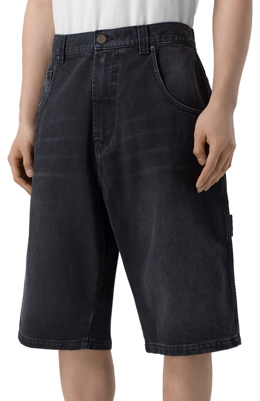 Джинсовые шорты VETEMENTS ME76DP095B1/2803 DENIM Чёрный  ME76DP095B1/2803 DENIM Фото 3