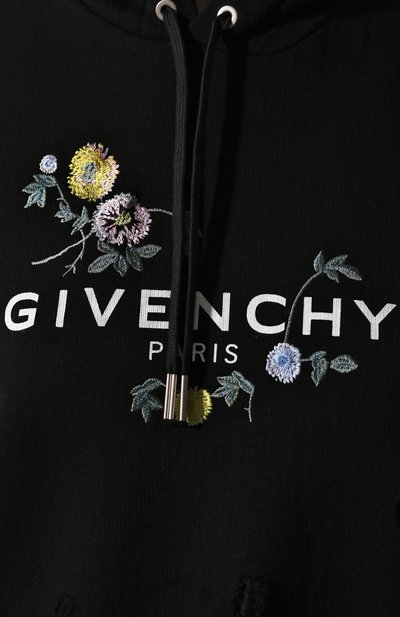 Хлопковое худи GIVENCHY, арт. BW900C3Z2P, фото 5