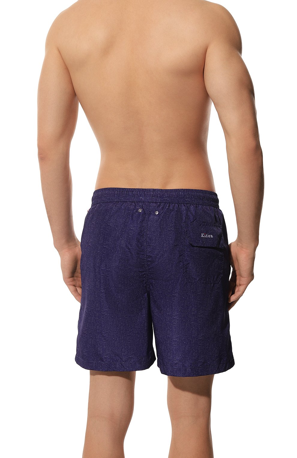 Плавки-шорты KITON темно-синего цвета по цене 33100 руб., арт. UC0M5CXB6009, фото 3 Плавки-шорты KITON, арт. UC0M5CXB6009, фото 3