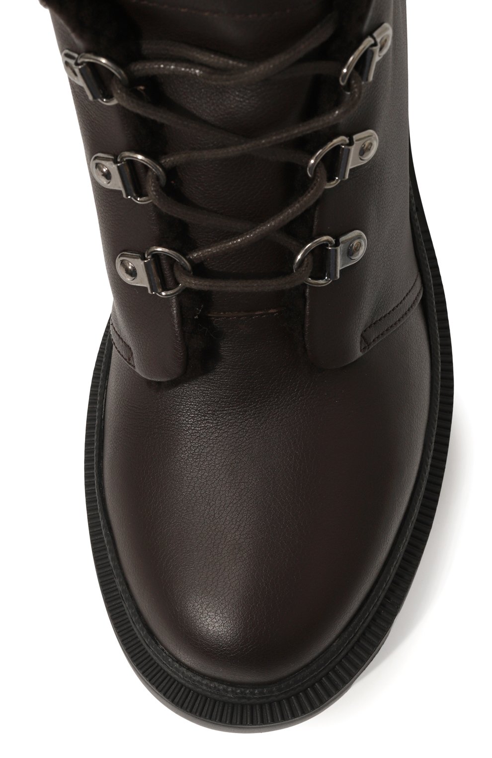 Кожаные ботинки poulonie 50 GIUSEPPE ZANOTTI DESIGN темно-коричневого цвета по цене 99500 руб., арт. I470001/004, фото 6 Кожаные ботинки poulonie 50 GIUSEPPE ZANOTTI DESIGN, арт. I470001/004, фото 6