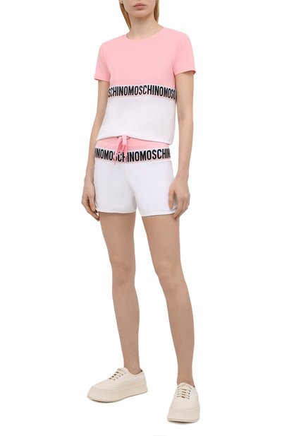 Хлопковая футболка MOSCHINO, арт. A1919/9021, фото 2