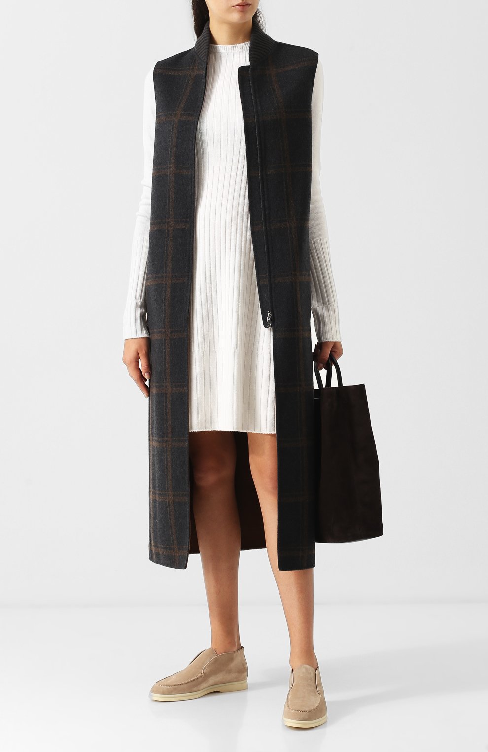 Замшевые ботинки open walk LORO PIANA, арт. FAE9959, фото 2