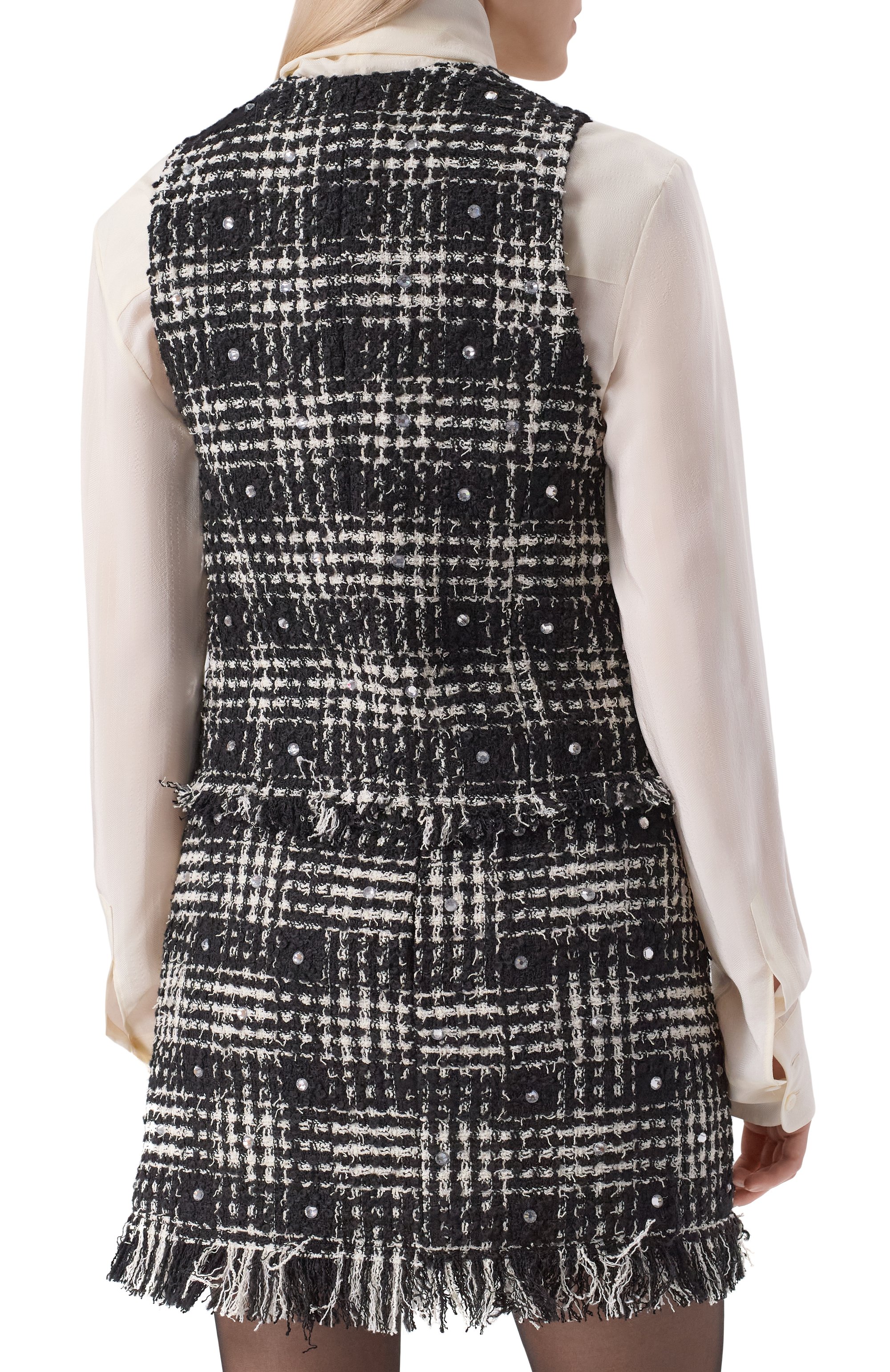 Твидовый жилет GIUSEPPE DI MORABITO, арт. 05FWWD354C 05326, фото 4