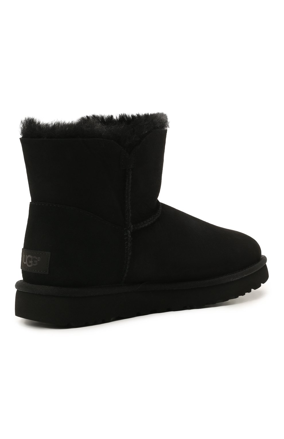 Замшевые сапоги bailey button ii mini UGG, арт. 1016422_BLK, фото 4
