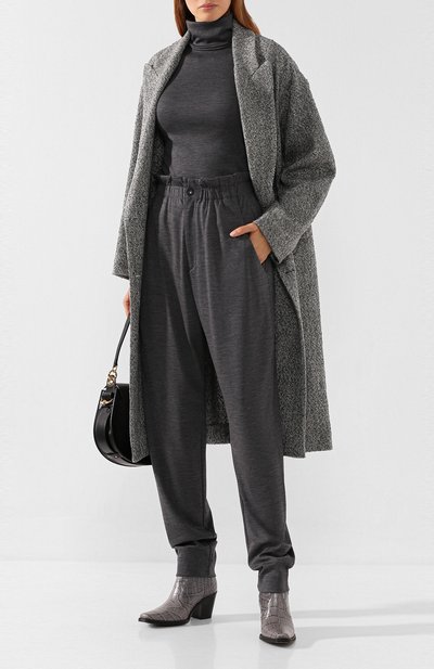 Шерстяные брюки ISABEL MARANT, арт. PA1456-19H029I/DURNER, фото 2
