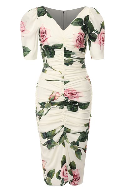 Женское шелковое платье DOLCE & GABBANA, арт. F6G9HT/FSAZD