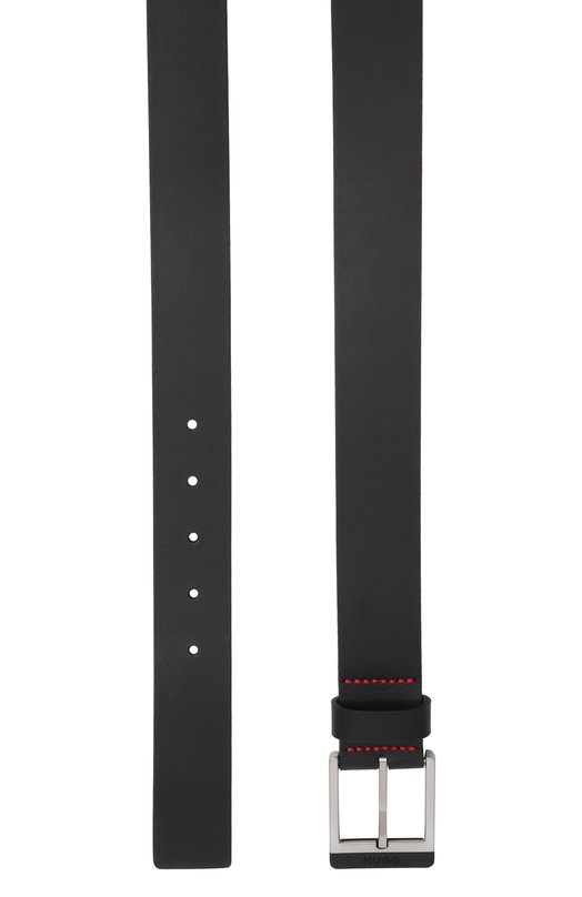 Кожаный ремень HUGO 50558785 Чёрный  50558785 Фото 3