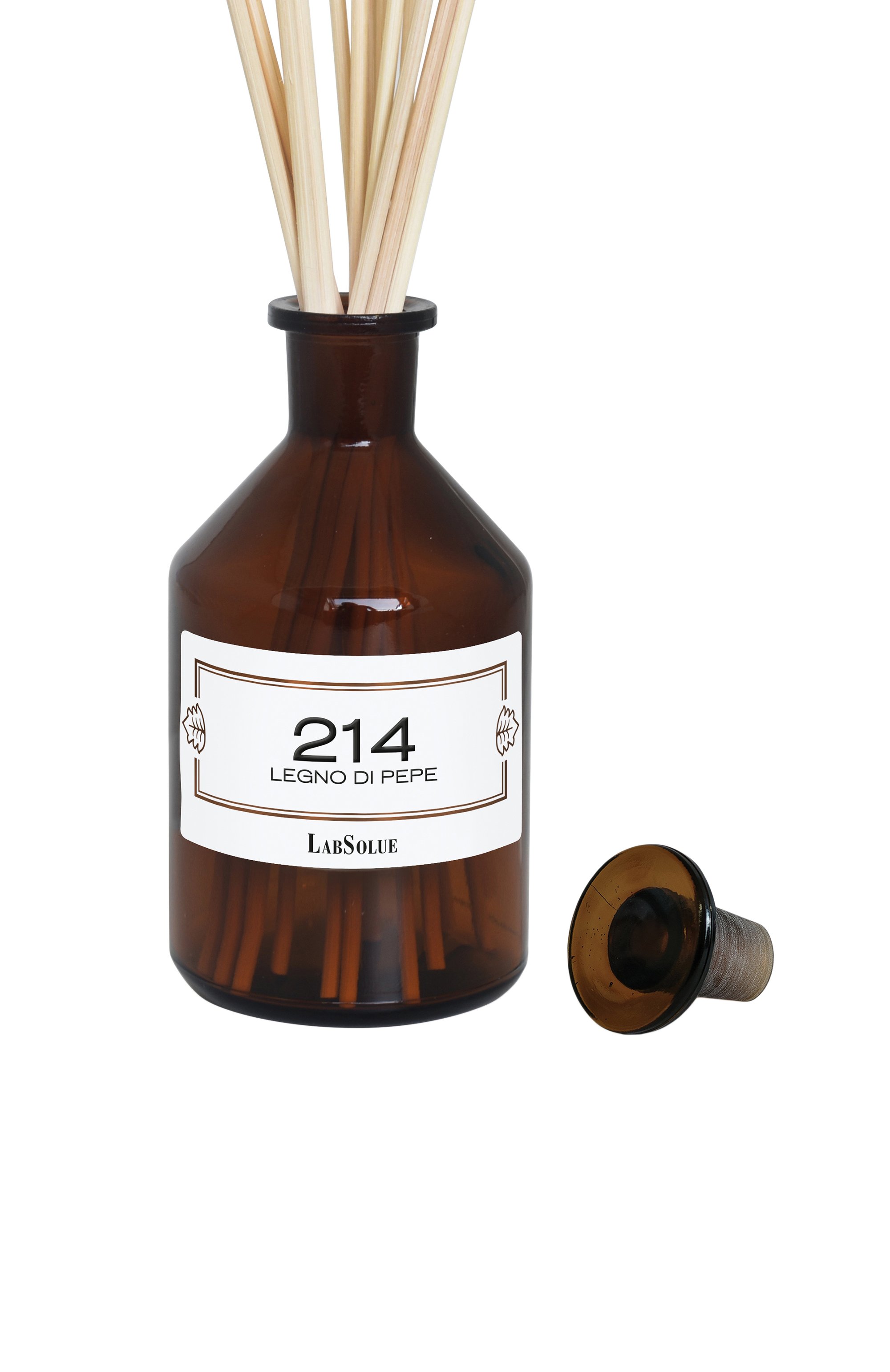 Диффузор 214 legno di pepe (500ml) LABSOLUE бесцветного цвета по цене 32210 руб., арт. 8011530001025, фото 1 Диффузор 214 legno di pepe (500ml) LABSOLUE, арт. 8011530001025, фото 1